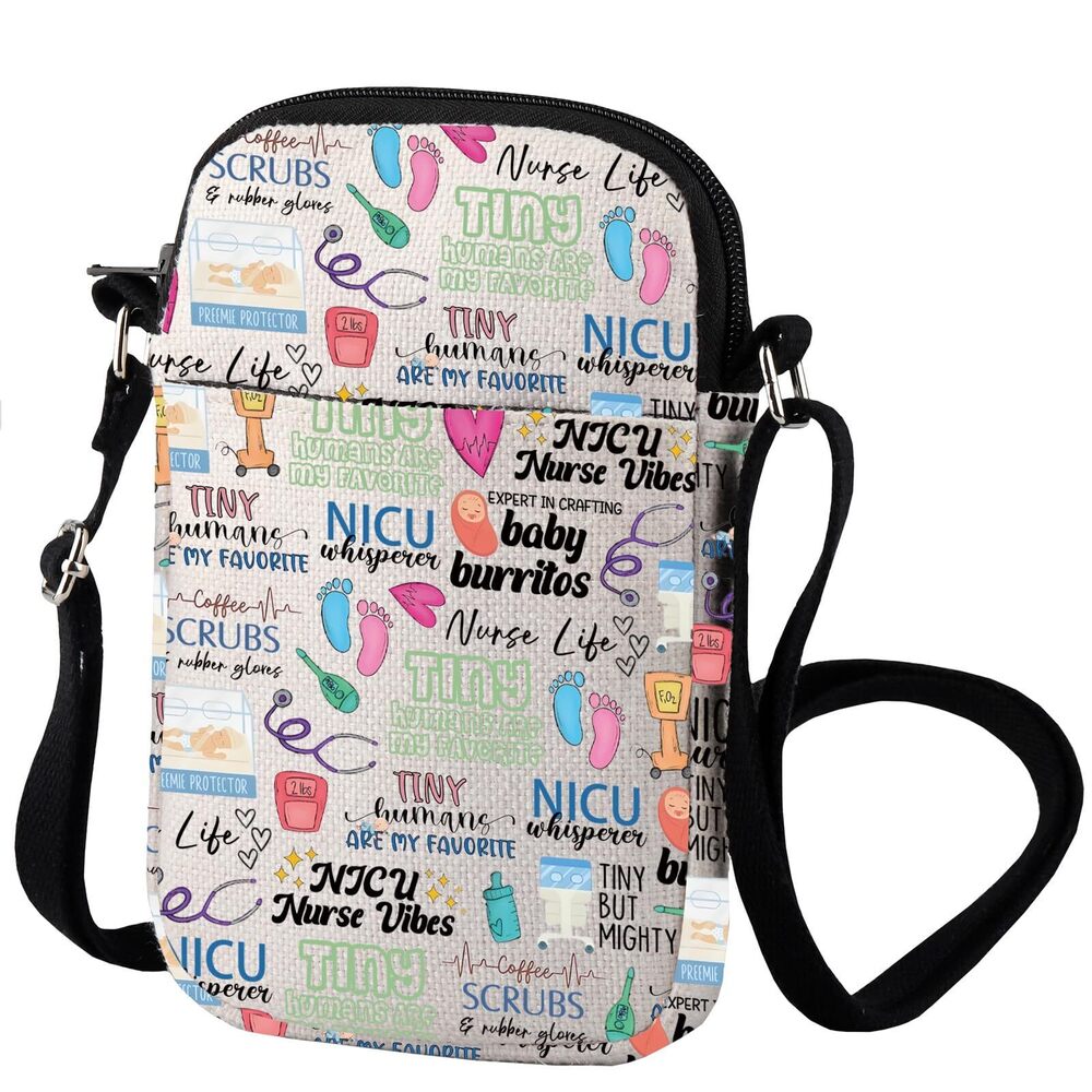 8962 NICU Nurse Scrub Life Newborn Nurse Crossbody Bag Labor And Delivery